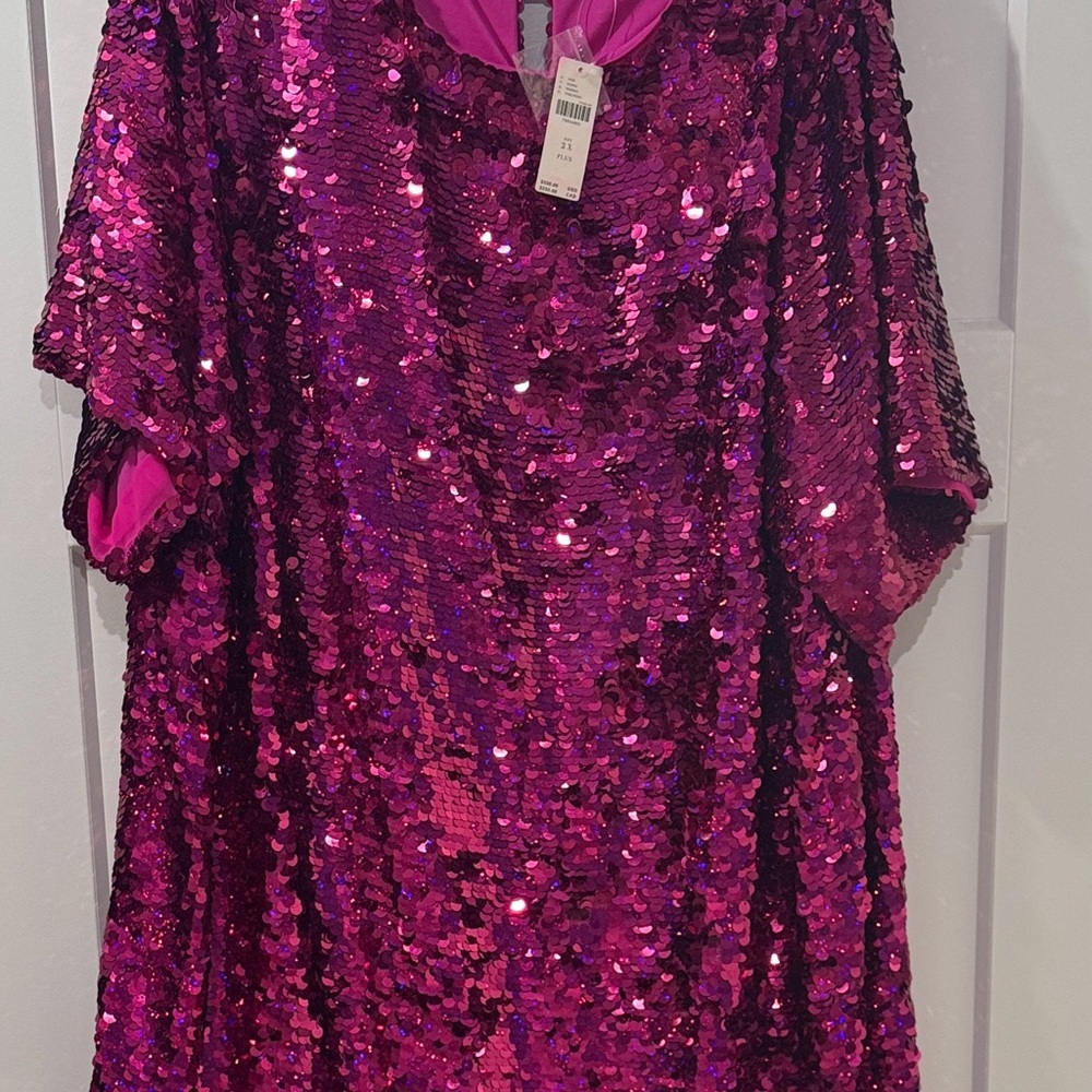 Pink Sequin Dress